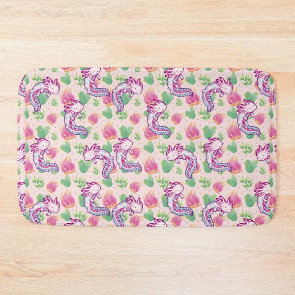Item preview, pink axolotl designed and sold by Tania Uvalle.