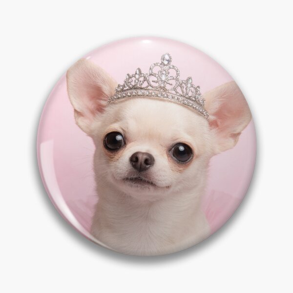 Item preview, Chihuahua Princess with Crown and Tutu designed and sold by amrphotos18.