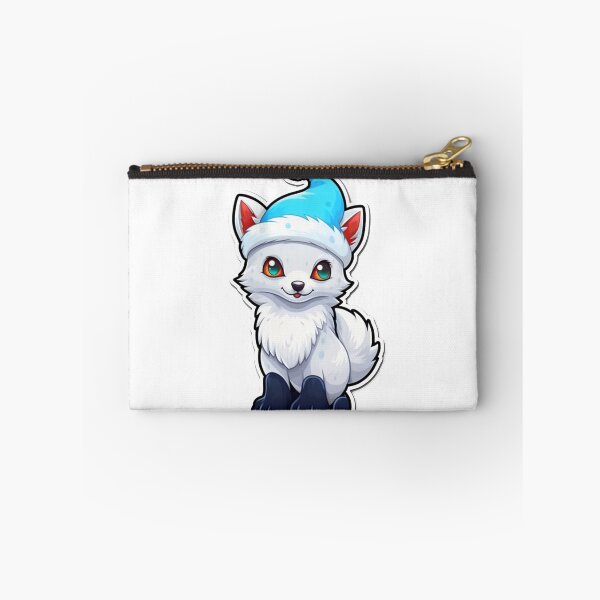 Item preview, Christmas Arctic Fox Sticker designed and sold by Solace Sparkles.