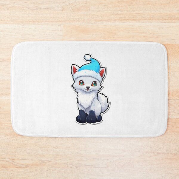 Item preview, Christmas Arctic Fox Sticker designed and sold by Solace Sparkles.