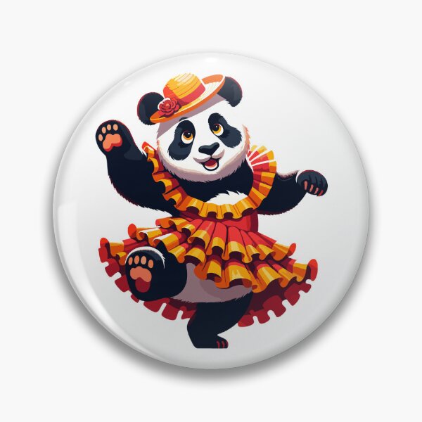 Item preview, Funny Flamenco Dancing Panda – Cute Spanish Dance Animal designed and sold by CyfroweMysli.