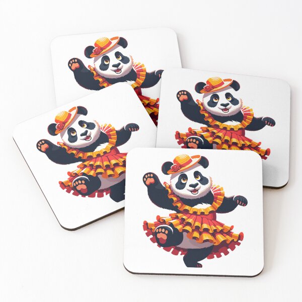 Item preview, Funny Flamenco Dancing Panda – Cute Spanish Dance Animal designed and sold by CyfroweMysli.