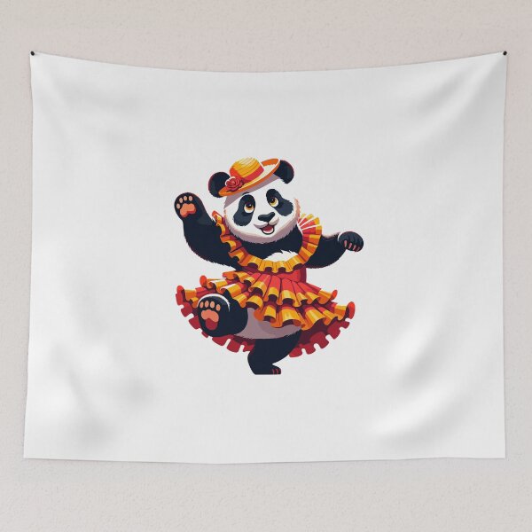 Item preview, Funny Flamenco Dancing Panda – Cute Spanish Dance Animal designed and sold by CyfroweMysli.