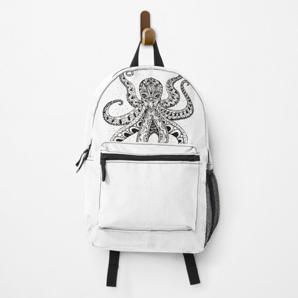 Item preview, Hand-drawn ornamental octopus – intricate pattern art designed and sold by YessengaliNaz.