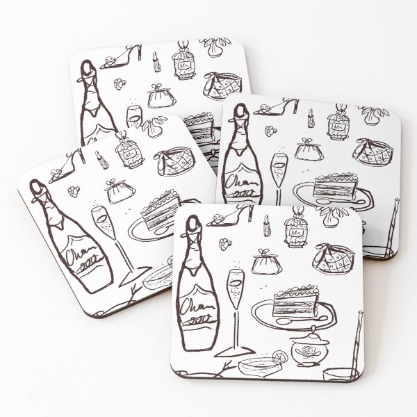 Item preview, doodles fashion illustration designed and sold by Nata-pattern.