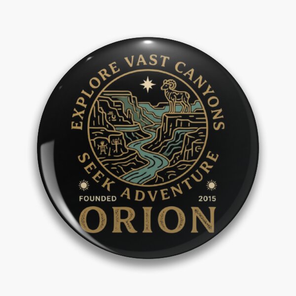 Item preview, Explore Vast Canyons – Orion Adventure Emblem designed and sold by Dogandesighn.