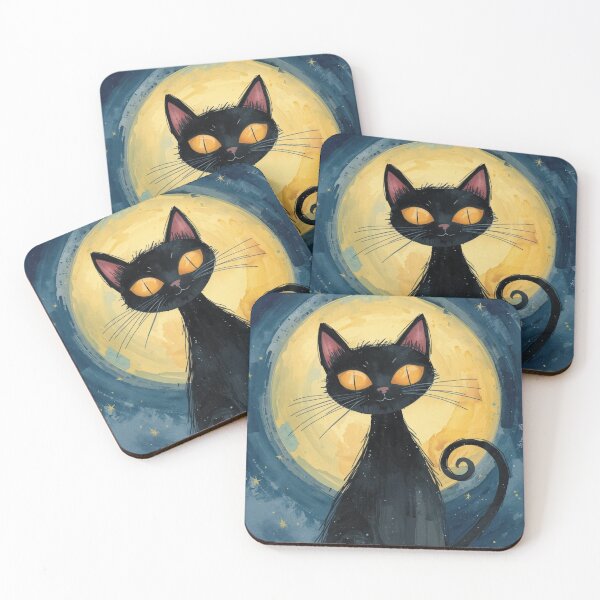 Item preview, Black Cat Whimsy designed and sold by EllieHeartCo.