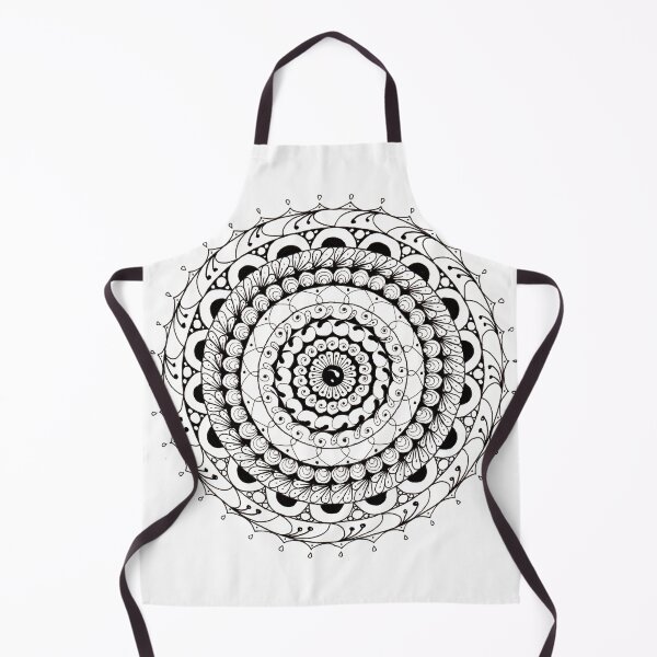 Item preview, Hand-drawn mandala – intricate circular pattern designed and sold by YessengaliNaz.