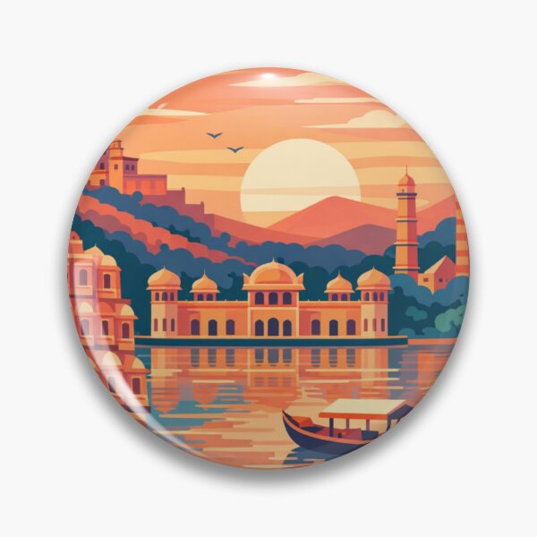 Item preview, Jaipur Travel Illustration designed and sold by MatthewHeights.