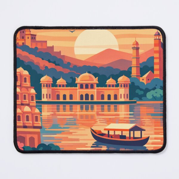 Item preview, Jaipur Travel Illustration designed and sold by MatthewHeights.