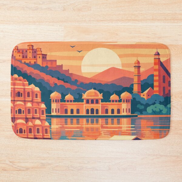 Item preview, Jaipur Travel Illustration designed and sold by MatthewHeights.