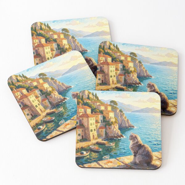 Item preview, Grey Cat Enjoying the View designed and sold by coribeth.