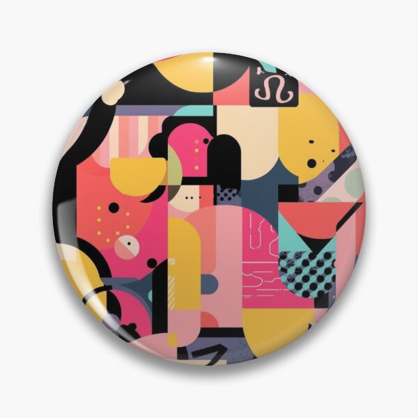 Item preview, Colorful Abstract Geometric Pattern designed and sold by AlinaSCorner.