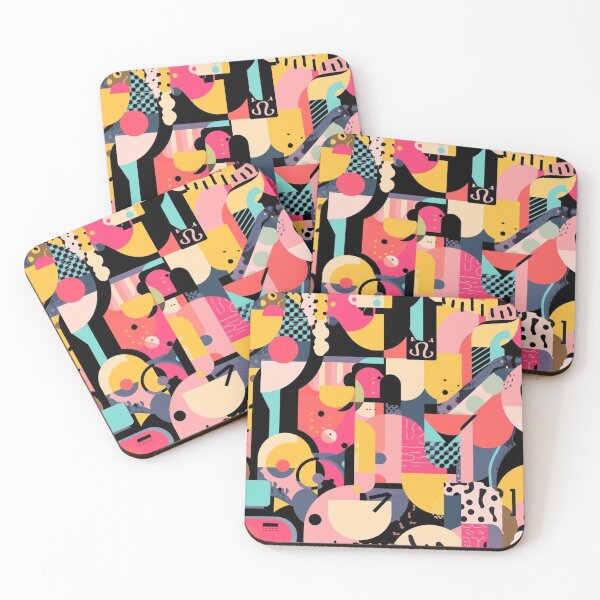Item preview, Colorful Abstract Geometric Pattern designed and sold by AlinaSCorner.