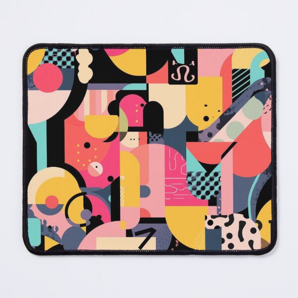 Item preview, Colorful Abstract Geometric Pattern designed and sold by AlinaSCorner.