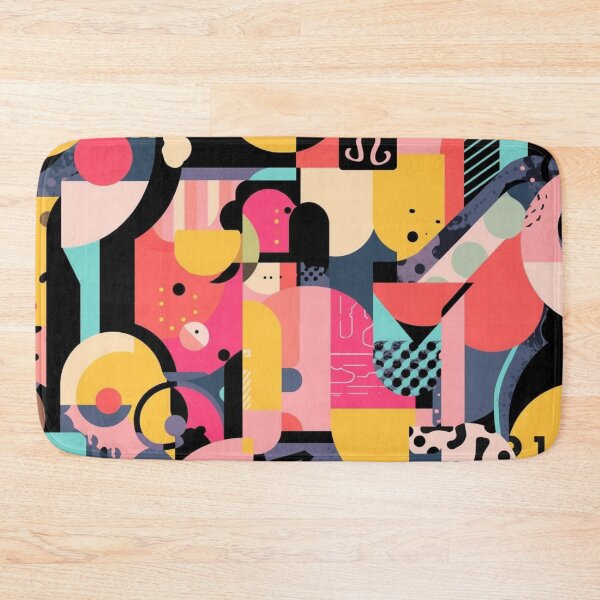 Item preview, Colorful Abstract Geometric Pattern designed and sold by AlinaSCorner.