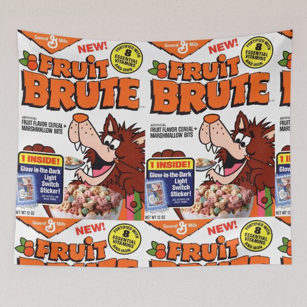 Item preview, Vintage Fruit Brute Cereal Box  designed and sold by Plastic Memory Archive.
