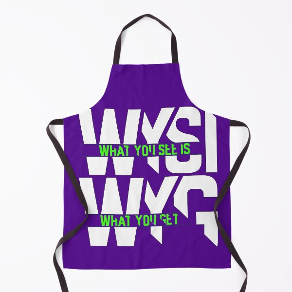 Item preview, WYSIWYG... what you see is what you get (white) designed and sold by CHASAcreative.