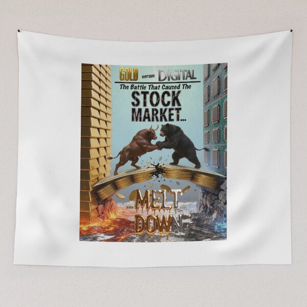 Item preview, Coin Melt Down Print designed and sold by Lichentroupe63.
