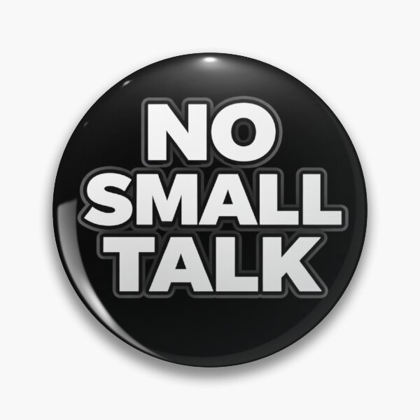 Item preview, No Small Talk Introvert Humor Statement Shirt designed and sold by Papier Atelier Art.