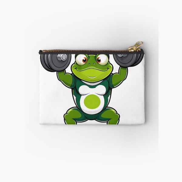 Item preview, Buff Frog Gains: Cute Weightlifting Frog Fitness Motivation Sticker designed and sold by Toro2k4.
