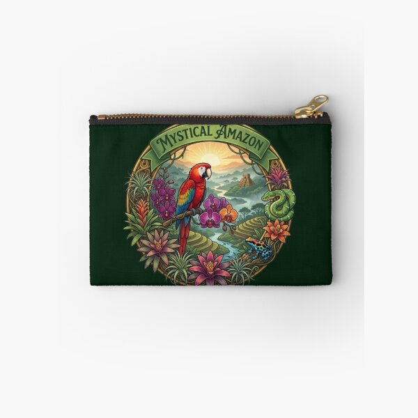 Item preview, Mystical Amazon – Tropical Wildlife Emblem designed and sold by Dogandesighn.