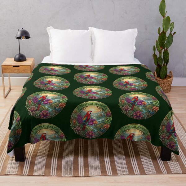 Item preview, Mystical Amazon – Tropical Wildlife Emblem designed and sold by Dogandesighn.