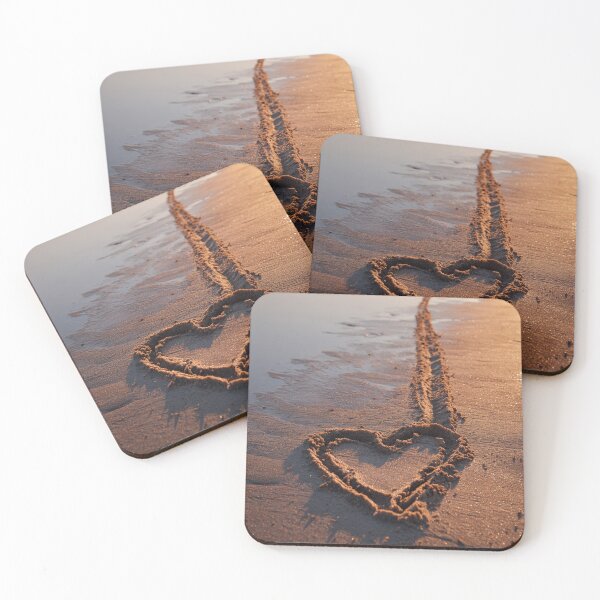 Item preview, Heart Carved In Wet Beach Sand designed and sold by chase-thewave.