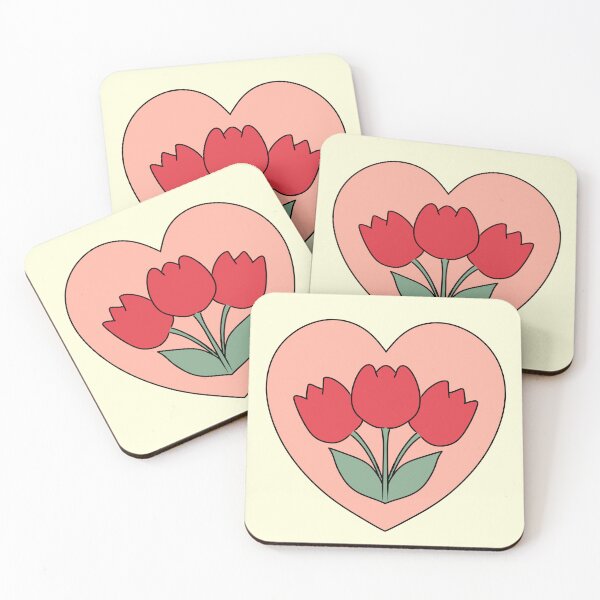 Item preview, Cute Red Tulips designed and sold by HugSomeNettles.