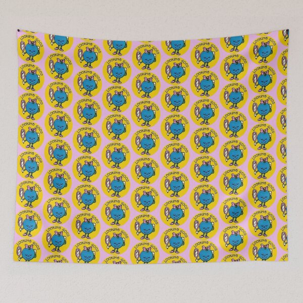Item preview, Vintage 70s 80s Looking Good Scratch & Sniff Blueberry Scented Sticker designed and sold by Plastic Memory Archive.