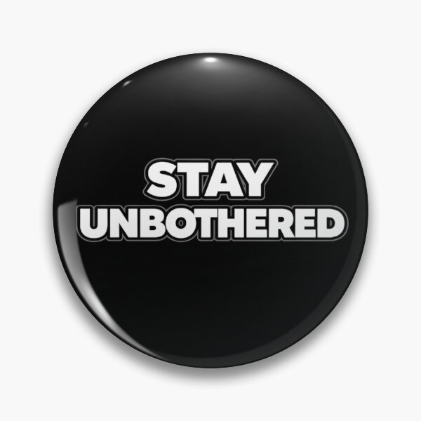 Item preview, Stay Unbothered Minimalist Attitude Statement Shirt designed and sold by Papier Atelier Art.