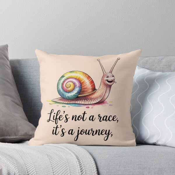 Item preview, Snail - Life is not a race, it's a journey designed and sold by 123ks.