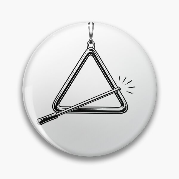 Item preview, Triangle Silhouette Percussion Musical Instrument  designed and sold by sweetsixty.