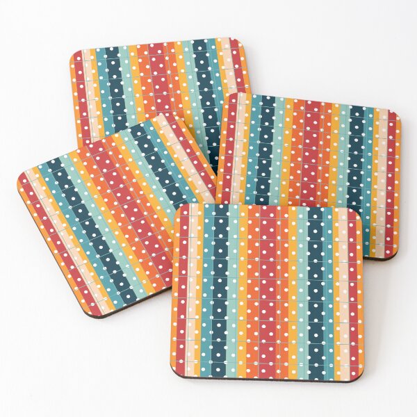 Item preview, Colorful Stripes and Dots Pattern designed and sold by AlinaSCorner.