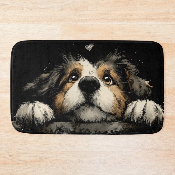 Item preview, Dog looking up with love designed and sold by anytka.