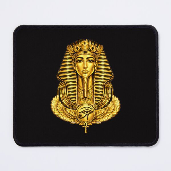 Item preview, Ancient Egyptian Pharaoh Mask – Golden Tutankhamun Royal Art designed and sold by GulfSignature.