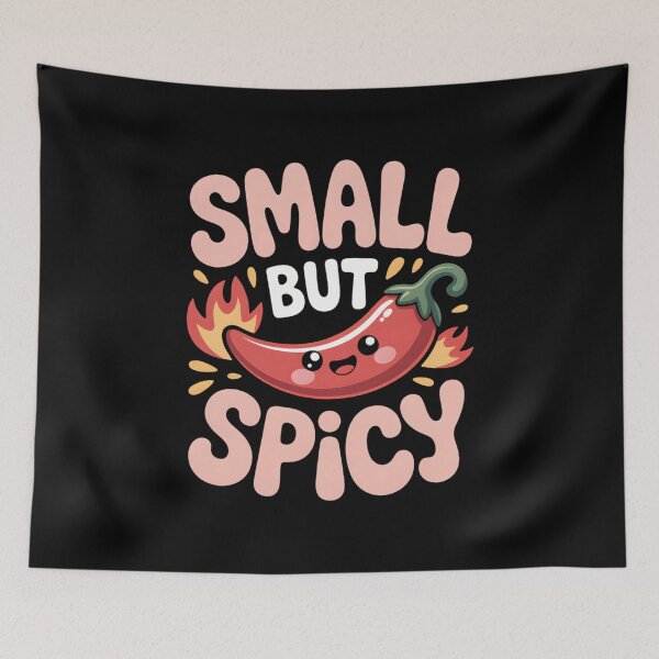 Item preview, Small But Spicy Kawaii Chili Pepper Funny Red Hot Sauce Pun designed and sold by AmazingViews.