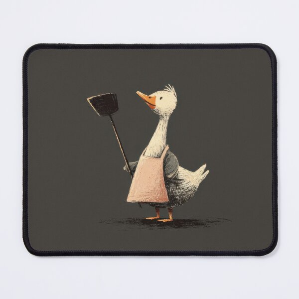 Item preview, Duck holding a spatula in a kitchen designed and sold by anytka.