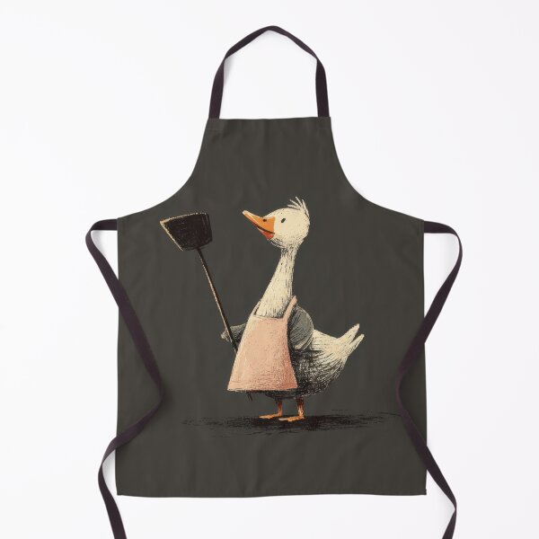 Item preview, Duck holding a spatula in a kitchen designed and sold by anytka.
