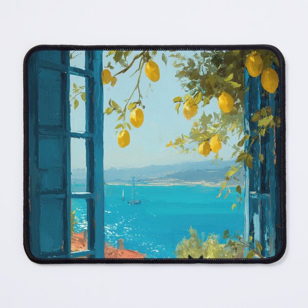 Item preview, Lemon Sky Over Azure Bay designed and sold by Venon28.