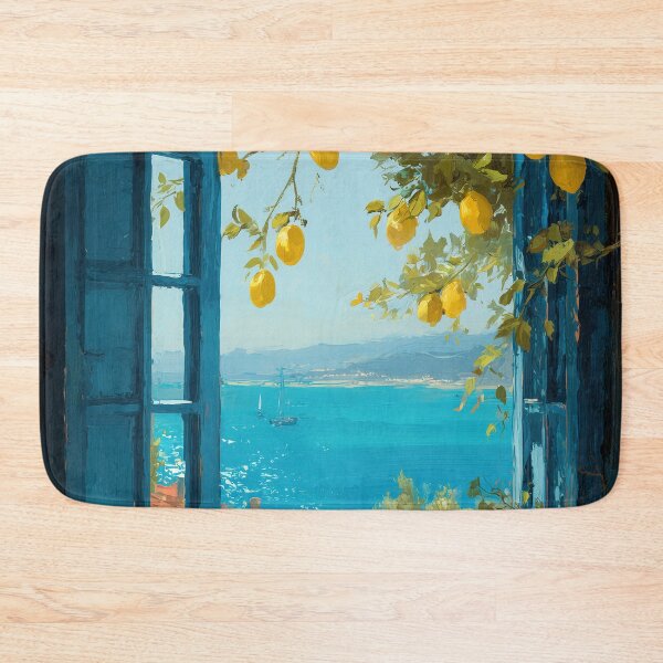 Item preview, Lemon Sky Over Azure Bay designed and sold by Venon28.