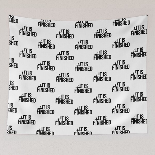 Item preview, It Is Finished Cross Christian Easter Good Friday Faith Design designed and sold by HahaHandlesHub.