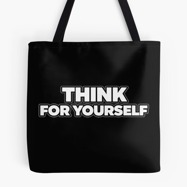 Item preview, Think For Yourself Independent Mindset Statement Shirt designed and sold by Papier Atelier Art.