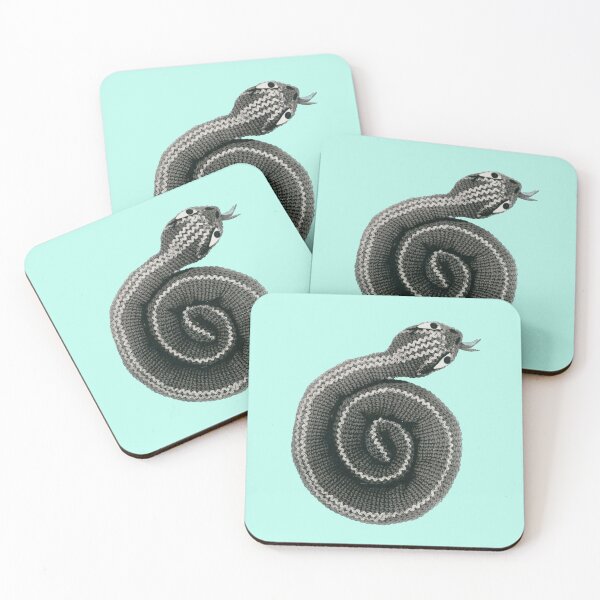 Item preview, Kitsch Snake Crochet Snake Craft designed and sold by The Sticker Bureau.