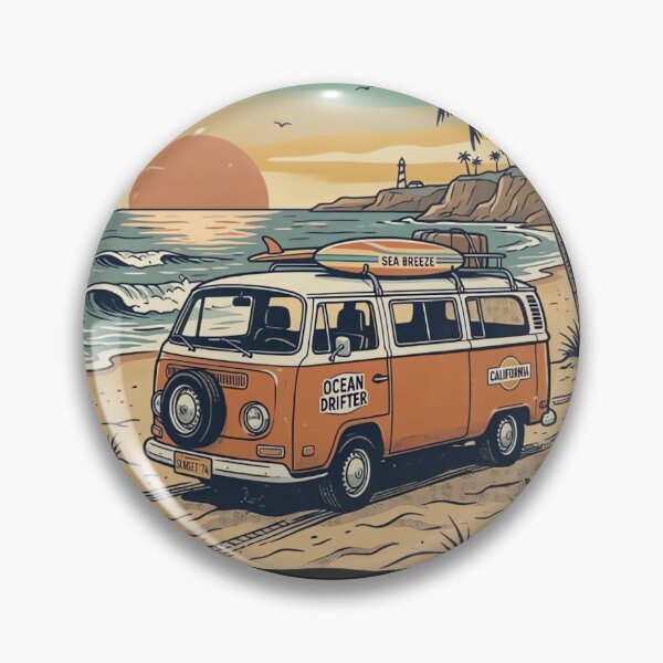 Item preview, Ocean Drifter Vintage Camper Van  designed and sold by urbinet.