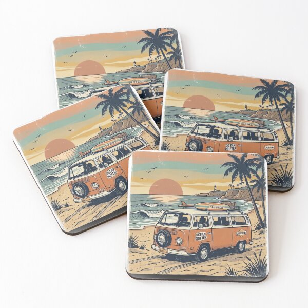 Item preview, Ocean Drifter Vintage Camper Van  designed and sold by urbinet.