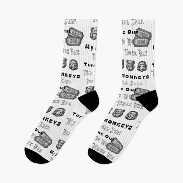 Item preview, My Circus My Monkeys Funny Quote – Sarcastic Office Humor Monkey Design designed and sold by Ladys-Gents.