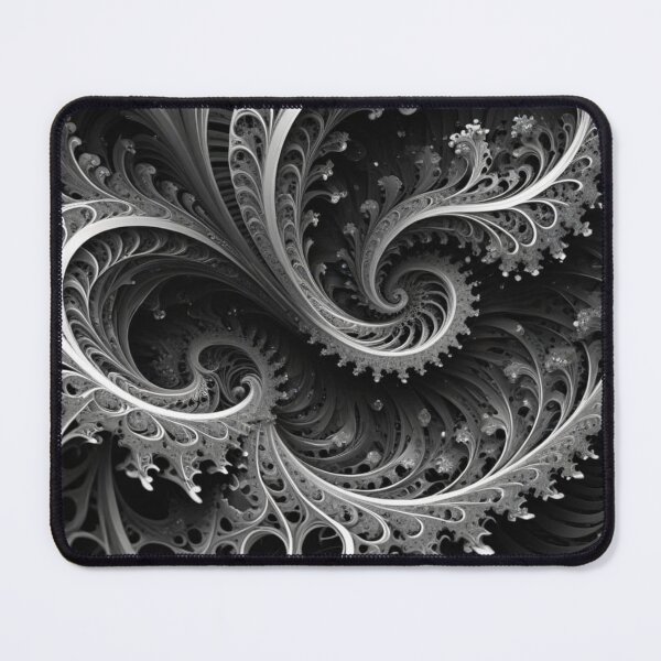 Item preview, Silver Fractal Spiral Depth designed and sold by Harmonic_Layers.