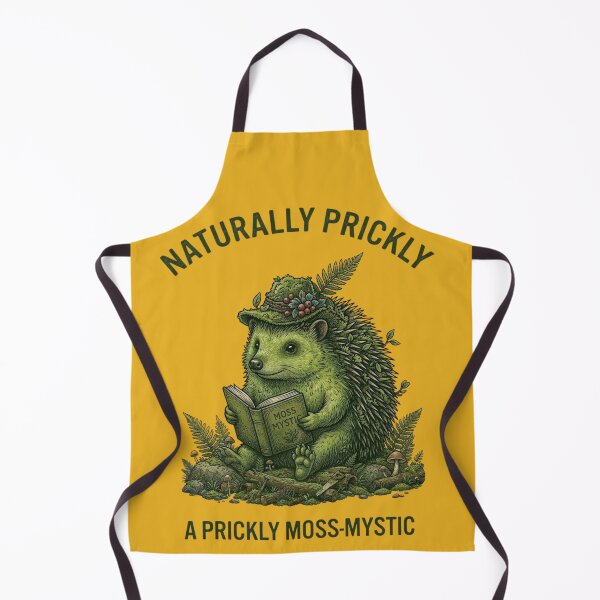 Item preview, Naturally Prickly - Moss Mystic Hedgehog Reader designed and sold by By Dana Studio.