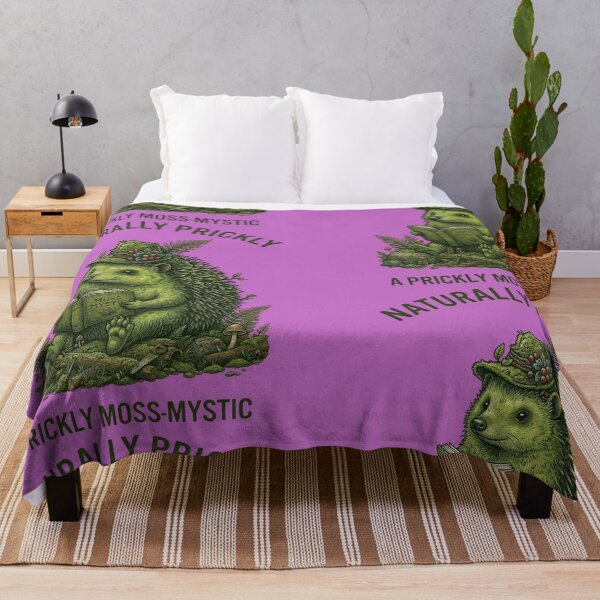 Item preview, Naturally Prickly - Moss Mystic Hedgehog Reader designed and sold by By Dana Studio.